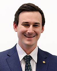 '圖1：澳洲昆士蘭州幫尼選區議員山姆﹒奧康納（Sam O'Connor）先生。'