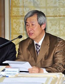 韓國法輪大法學會會長權洪大發言