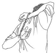 '中共酷刑示意圖：背烤'